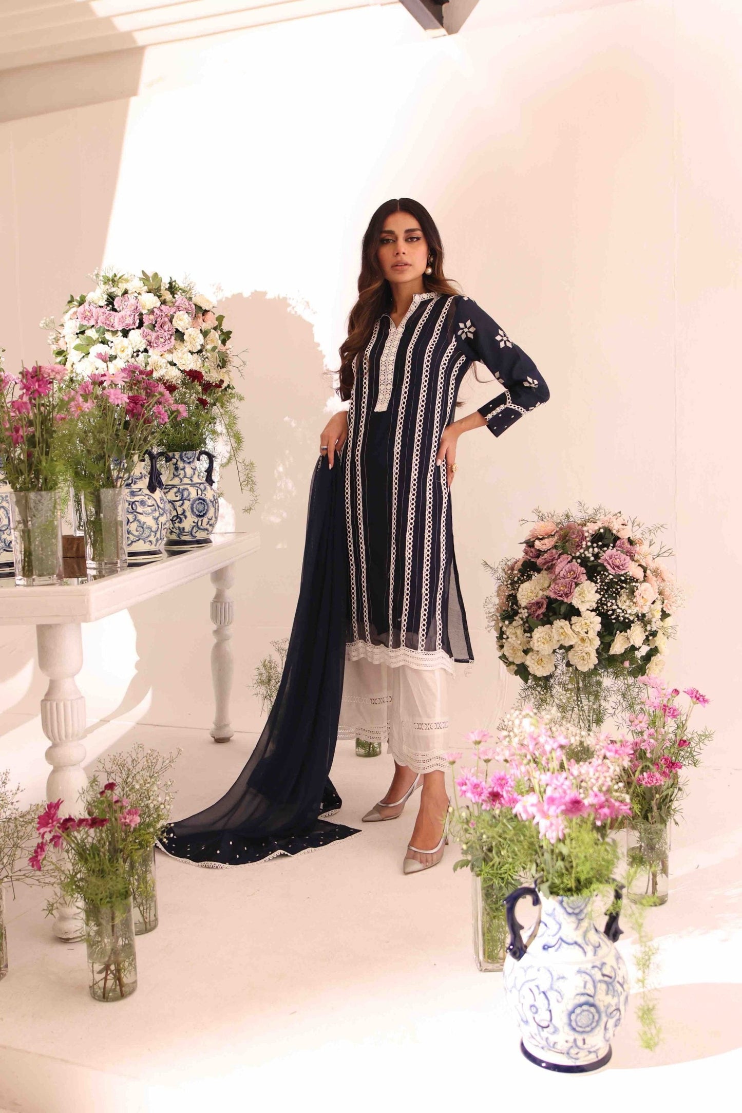 NAVY ORCHID | UMEED | RJS PRET