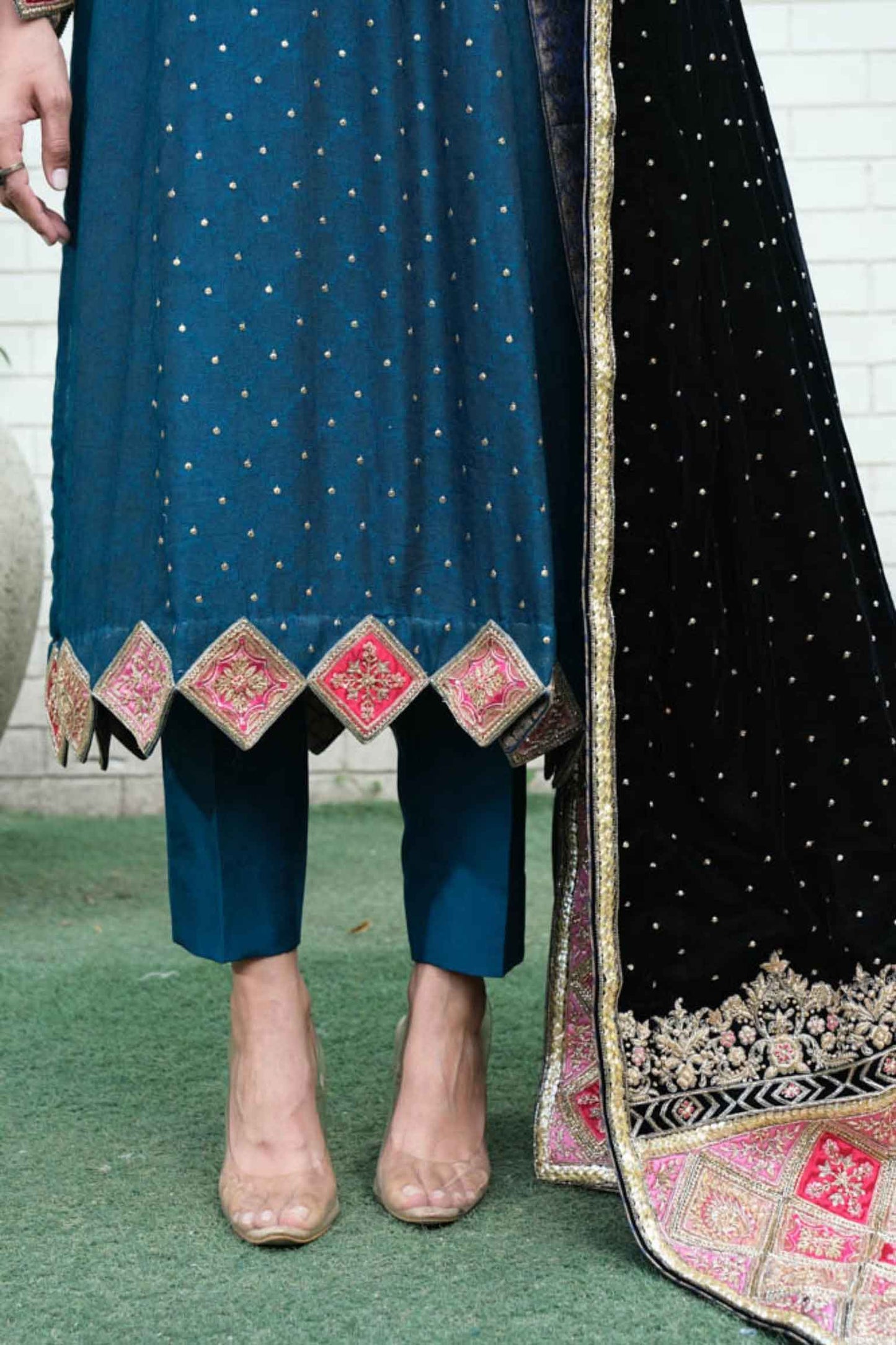 TEAL GREEN MOSAIC | RITZ | RJS PRET