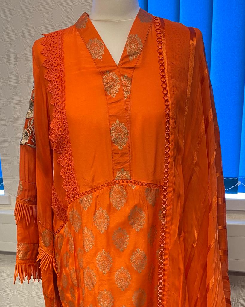 BLOCK PRINTED KURTA WITH DUPATTA | RJ’S PRET
