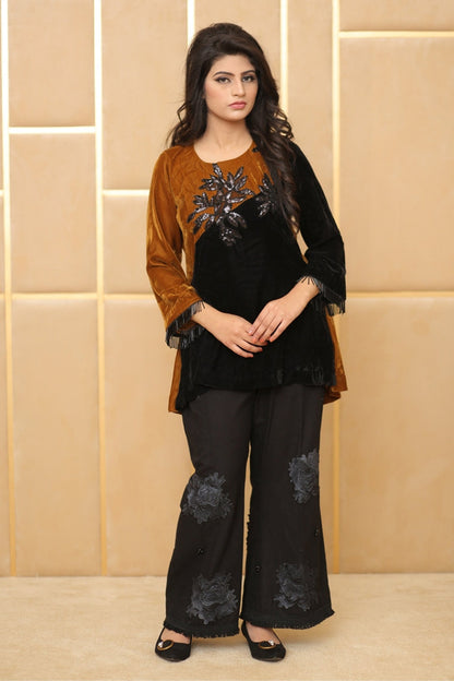 BLACK GOLD RUSH EMBELLISHED SHIRT | WINTERNALIA | RJ’S PRET