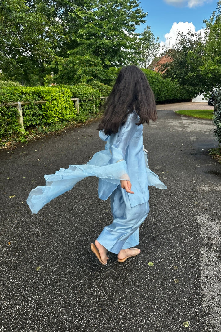 SKY WHIMSY-FARSHI SHALWAR SET| RJS PRET