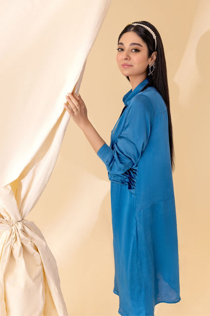 Azure Blue | Luxury Pret | Ready to Wear | RJ's Pret