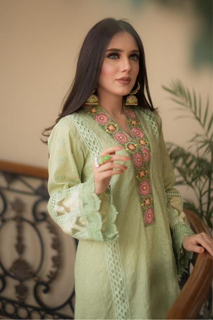 SHEEN GREEN | BAHAR | RJS PRET