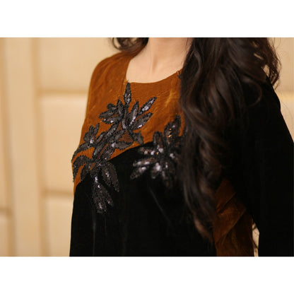 Black Gold Rush Embellished Shirt | Rj’s Pret