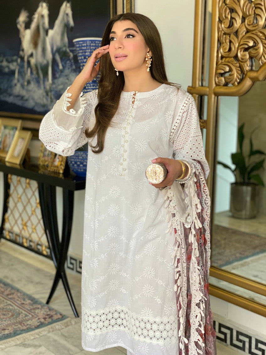 WHITE DELUXE | MEETHI EID | RJS PRET